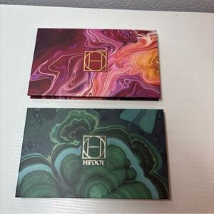 Hipdot Zion and Cenote Eyeshadow Pressed Pigment Palettes Bundle New